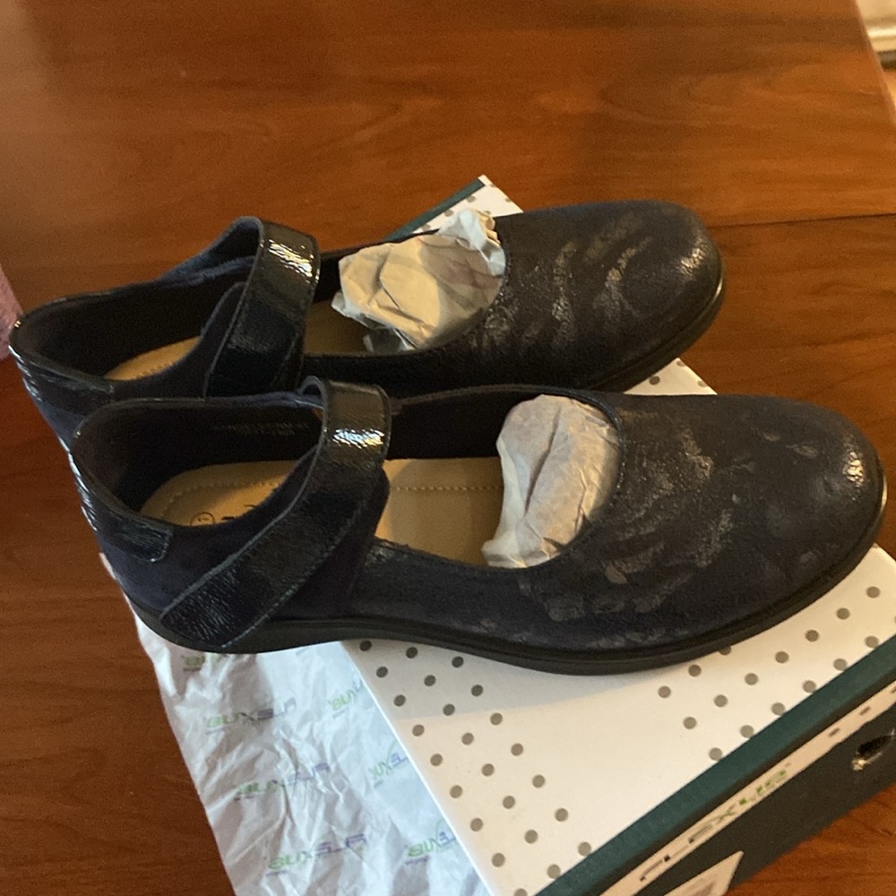 Flexus Spring Step Mary Jane shoes navy multi sz 41 US 9 1/2-10